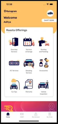 Mobile app screenshot
